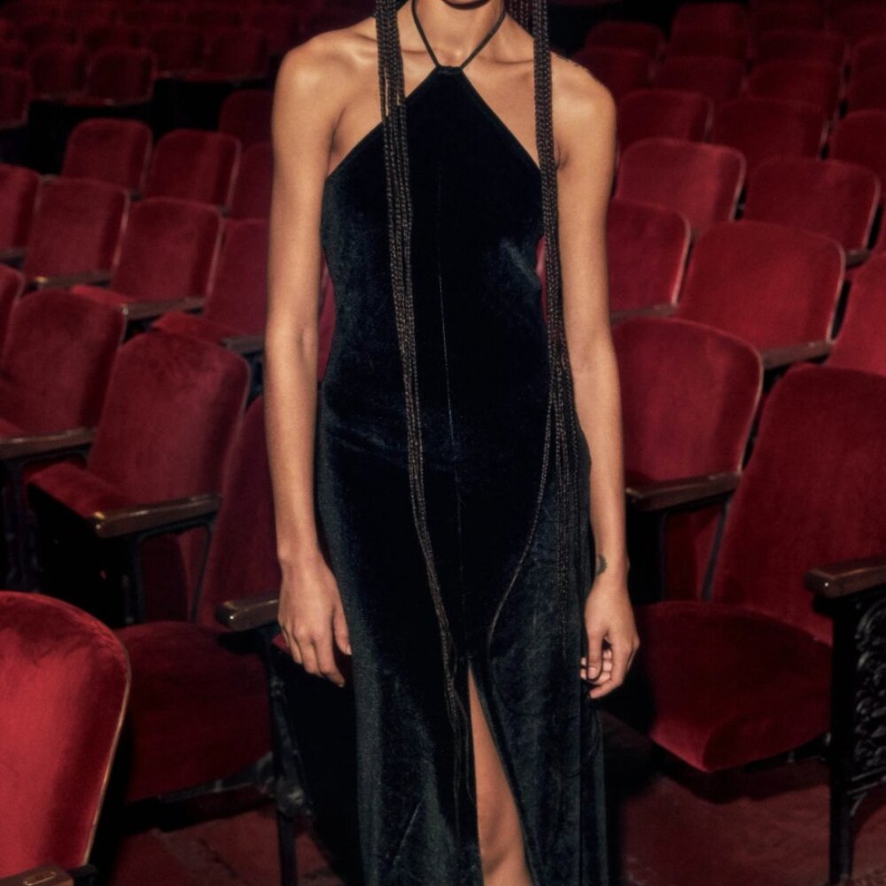 Reformation Nyla Dress in Black